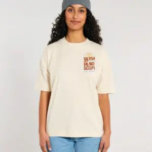 camiseta pilates booty avocado breathe balance bloom teide tenerife frontal completa
