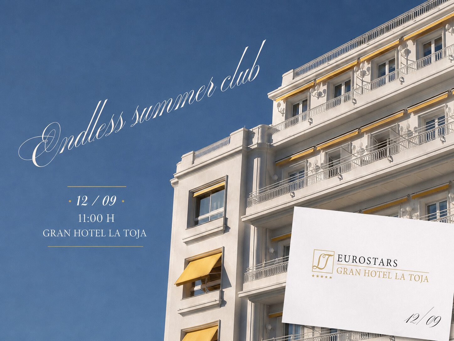 Endless Summer Club en el Gran Hotel La Toja, evento de bienestar y movimiento de BootyAvocado